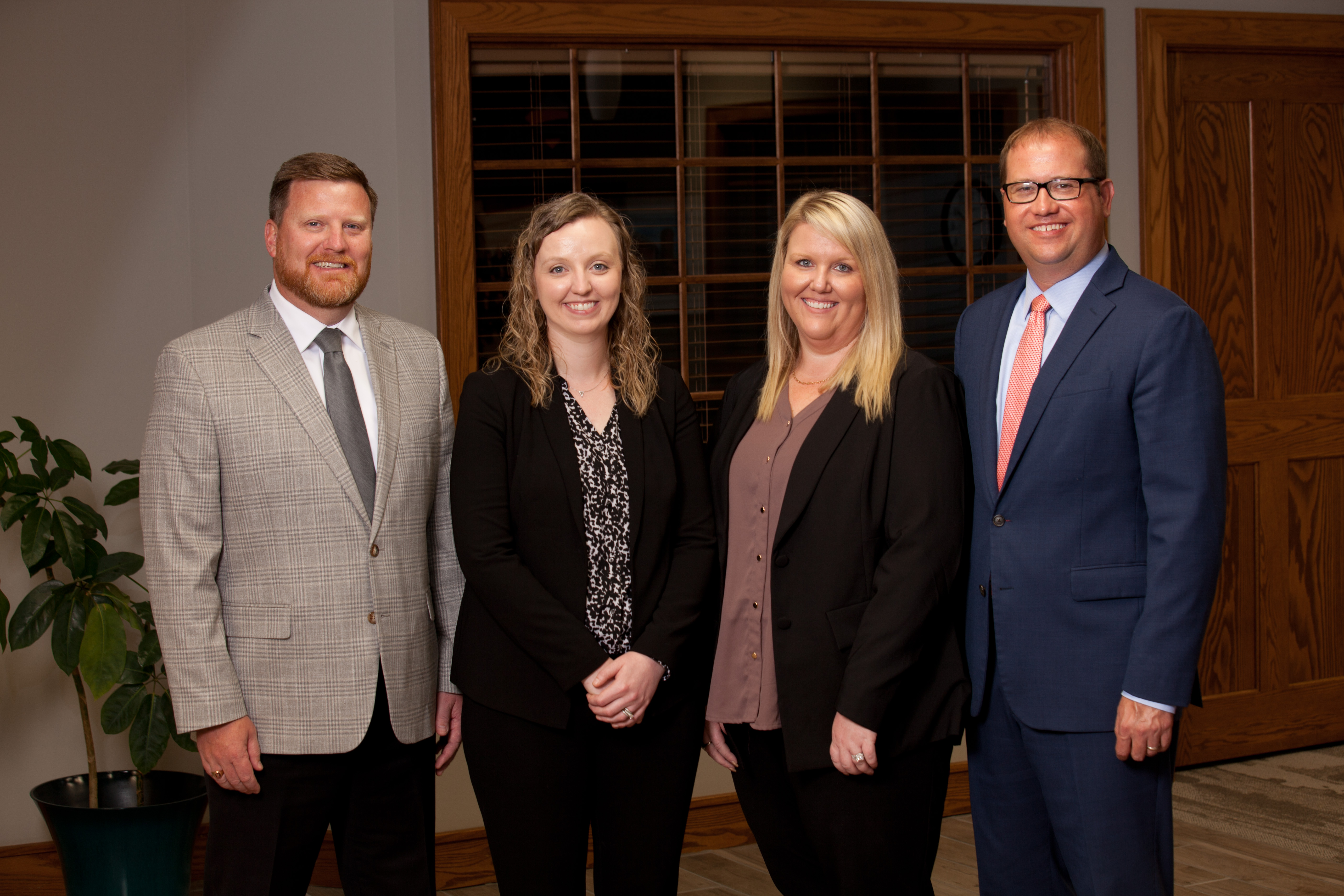 Trust team: Jason Solar, Christina Bruess, Morgan Fechner, Erick Kephart